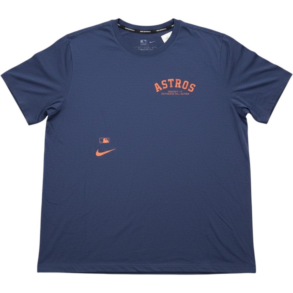 Nike Houston Astros MLB Authentic Collection Dri-FIT Shirt Navy Blue XXL NEW